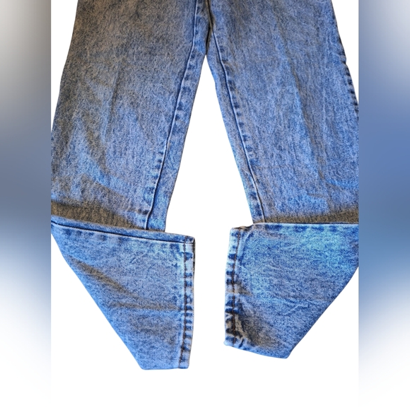 Vintage Jordache High Rise Embroidered Acid Wash Jeans Size 10 - Picture 2 of 7